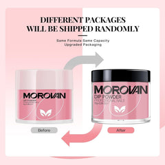 Morovan dip powder kit drying quickly without a lamp.