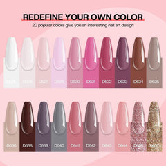 Morovan dip powder kit in-use during home manicure session.