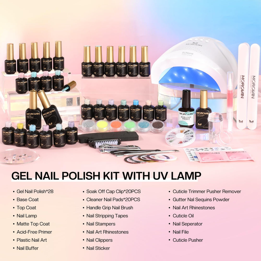 DIY salon-at-home Morovan kit for convenient nail art at home