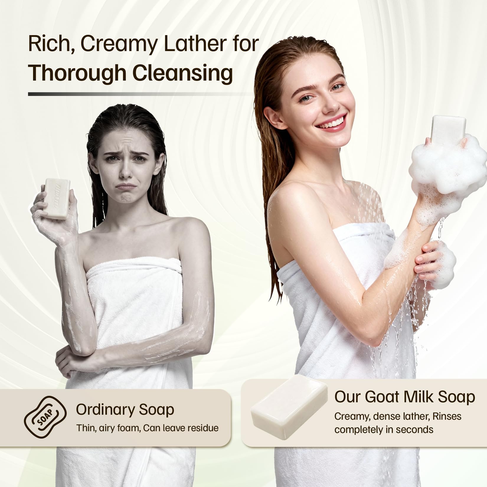 Morovan Goat Milk Soap packaging is recyclable, eco-friendly design