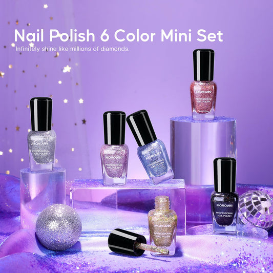 Morovan gold glitter shade adds glamorous sparkle for celebrations