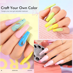 Morovan UV/LED nail lamp with automatic on/off for safe at-home curing