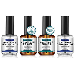 Morovan nail prep dehydrator bottle for strong adhesion and oil removal.