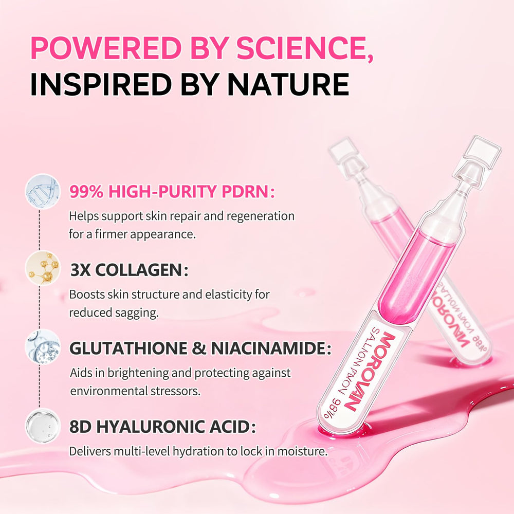 Morovan Salmon DNA serum under makeup for daily wear