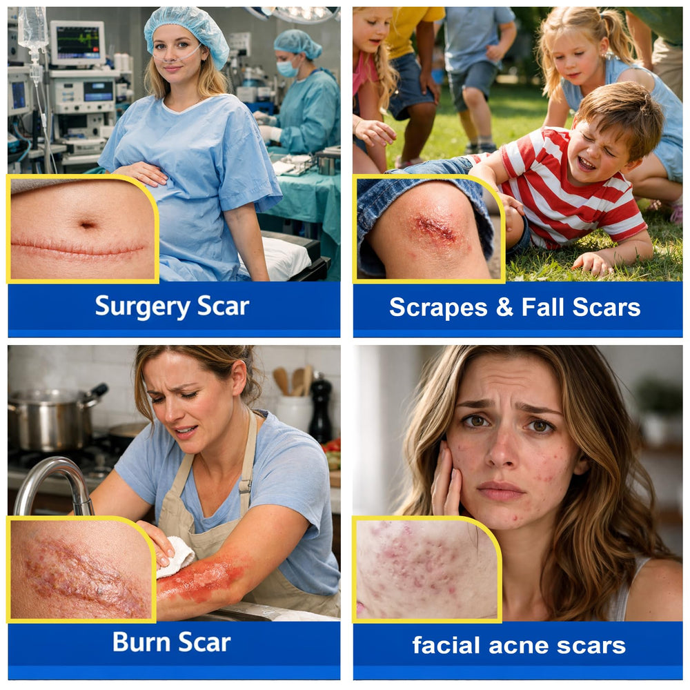Morovan scar removal gel forming a thin protective drying film on skin