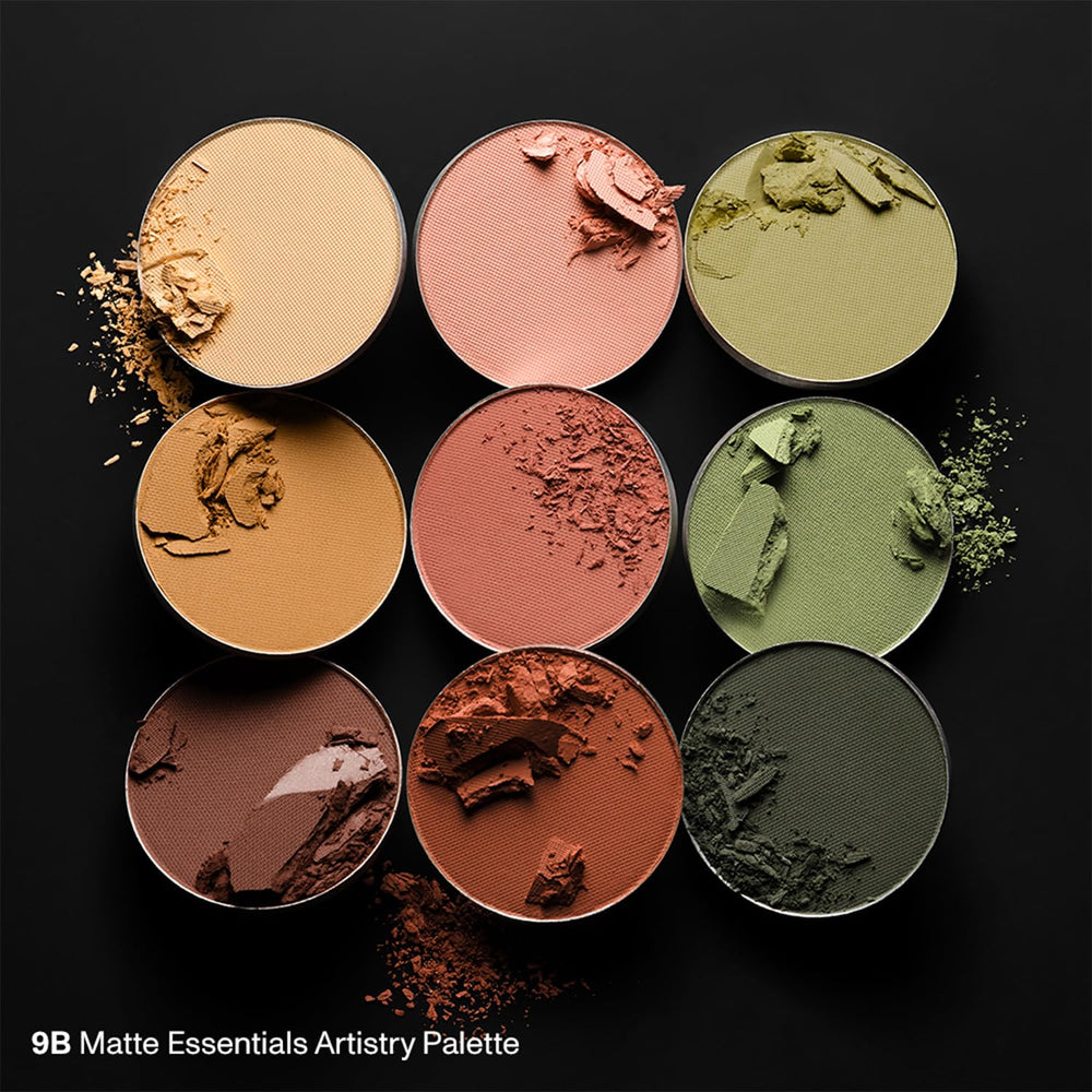 Morphe 9B palette compact front case convenient for on-the-go makeup.