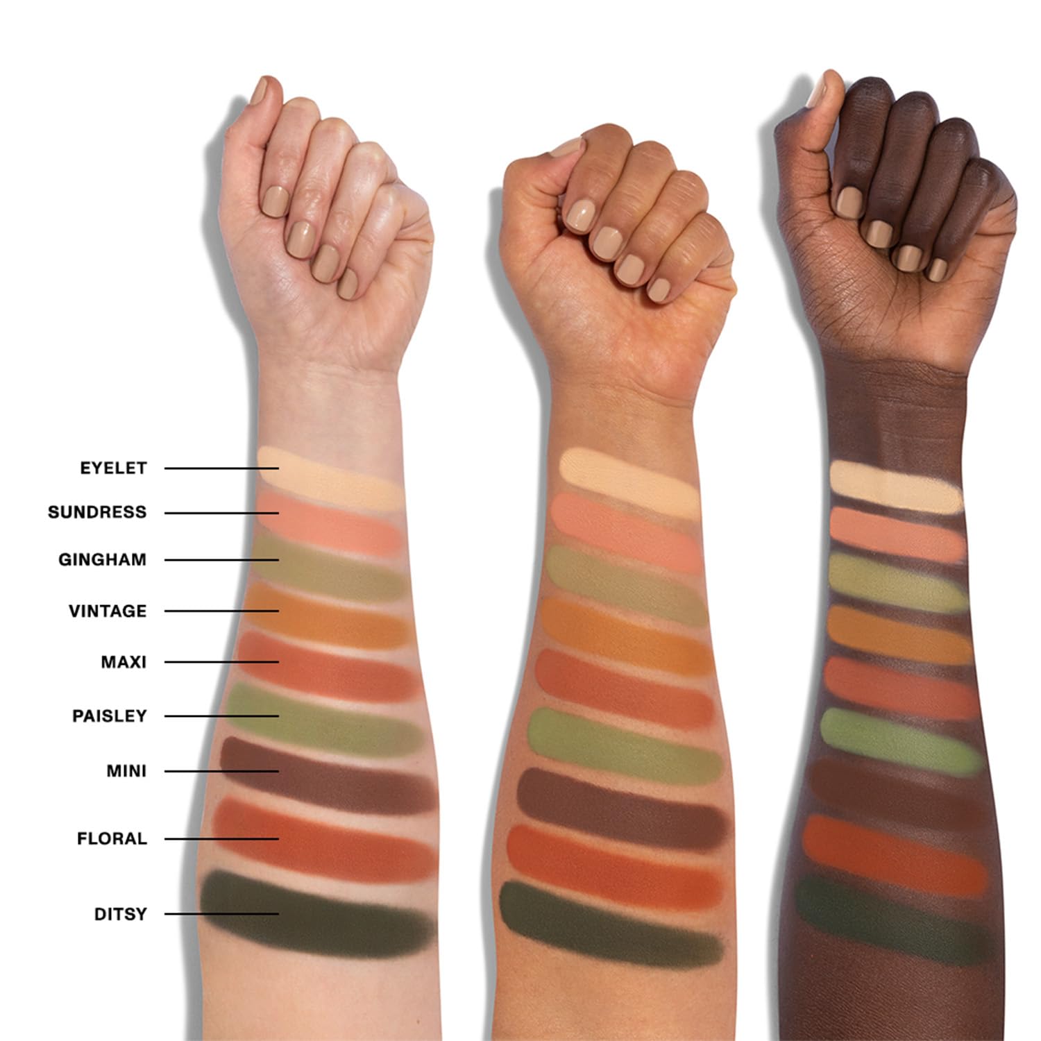 Morphe 9B warm neutral shades swatch emphasizing seamless blending.