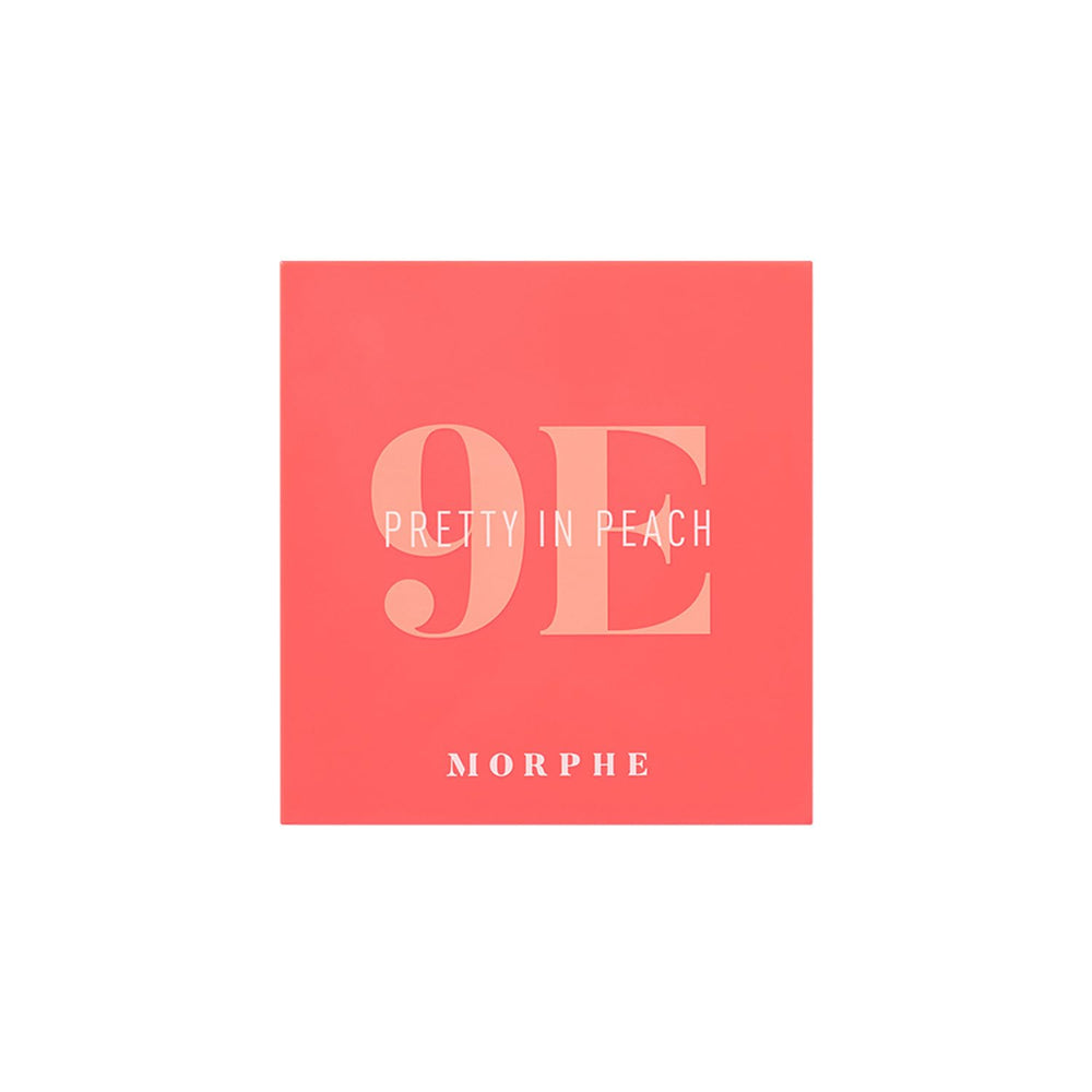 Morphe 9E Pretty In Peach enables buildable color payoff for soft looks or dramatic moments