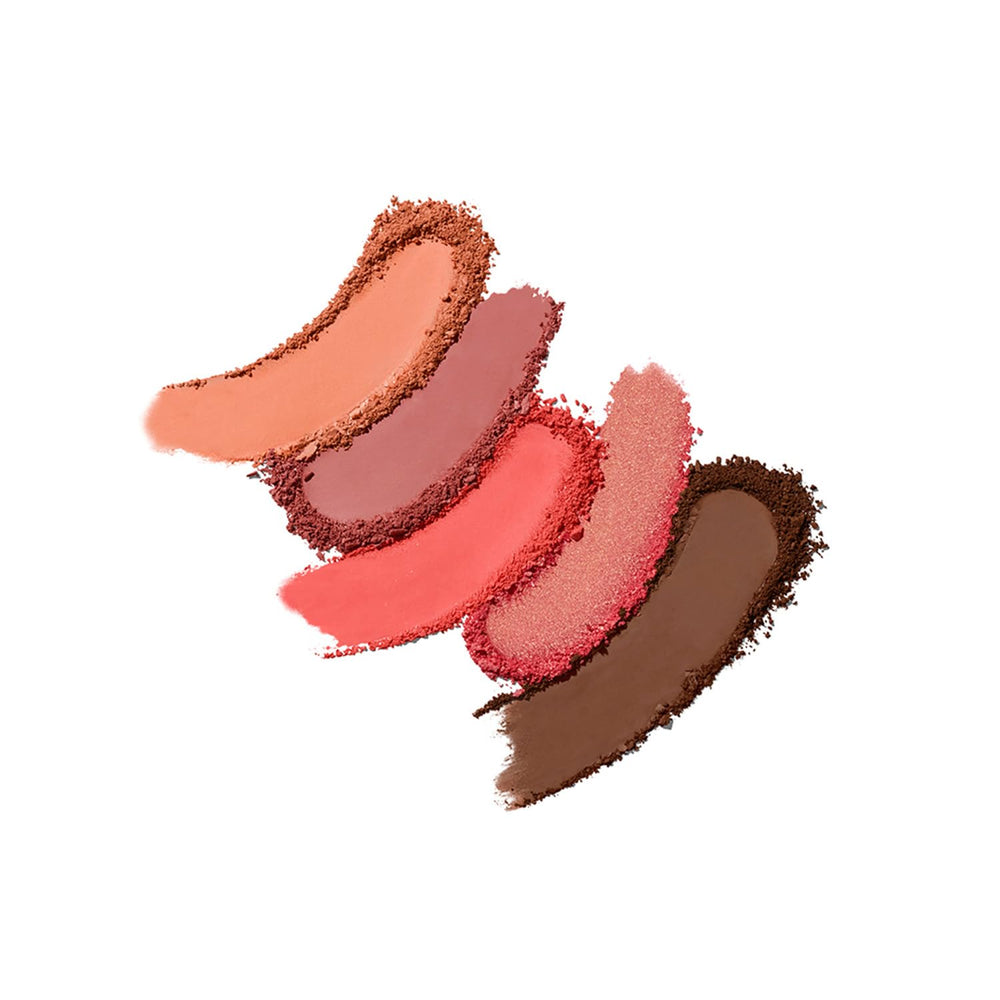 Morphe 9E Pretty In Peach palette highlights matte and shimmer finishes adding depth and dimension