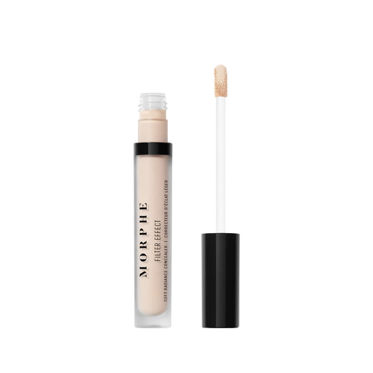 MORPHE Filter Effect Soft Radiance Concealer bottle close-up for easy color matching.