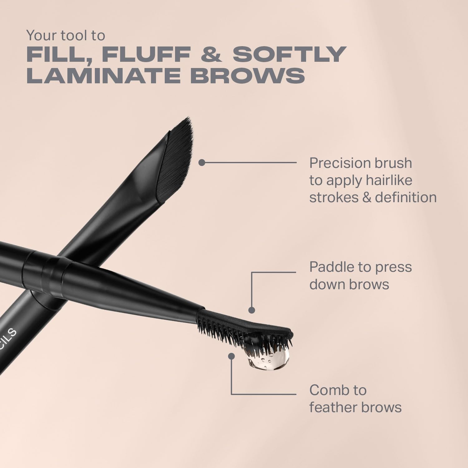 Morphe High Archiever Brow Kit in use on soft natural brows for effortless shaping
