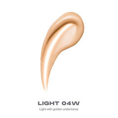Close-up swatch of Morphe Lightform with buildable medium coverage