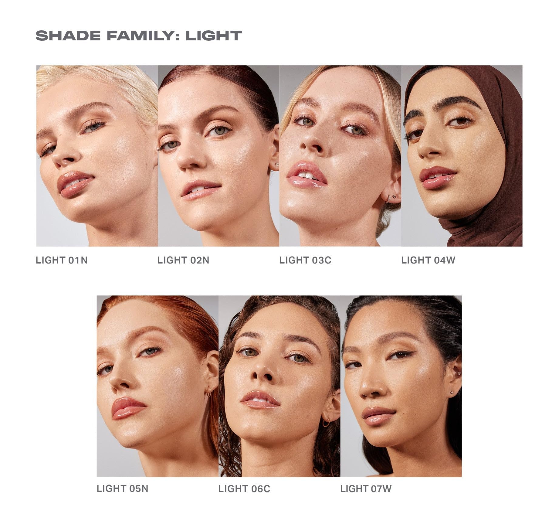 MORPHE Lightform Dewy Foundation finish close-up reveals dewy radiance