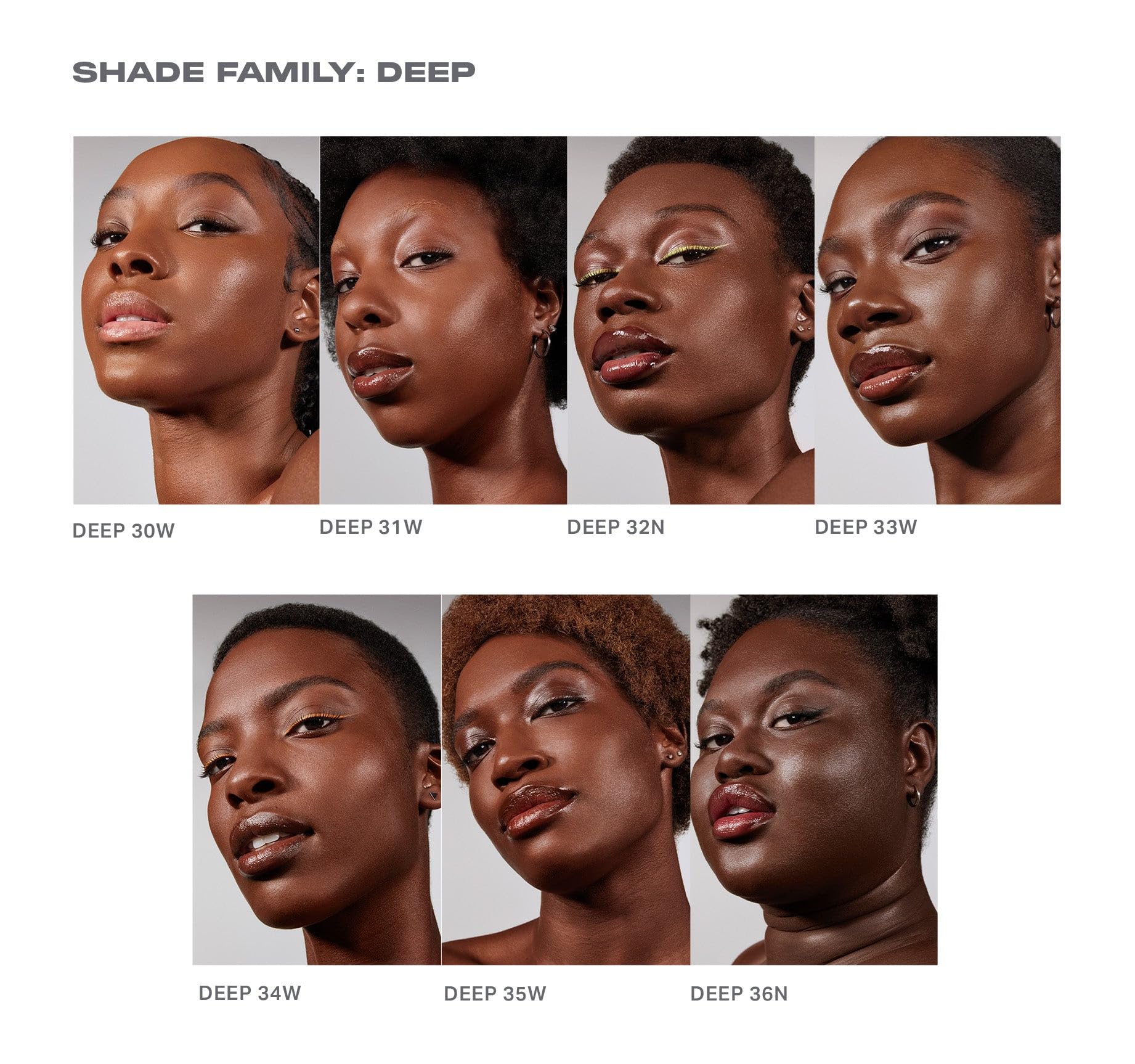 MORPHE Lightform Dewy Foundation blended on the face for seamless radiance