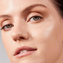 Morphe Lightform Dewy Foundation swatch on skin reveals dewy, even tone