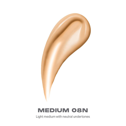 Morphe Lightform on-skin buildable coverage reveals a natural finish