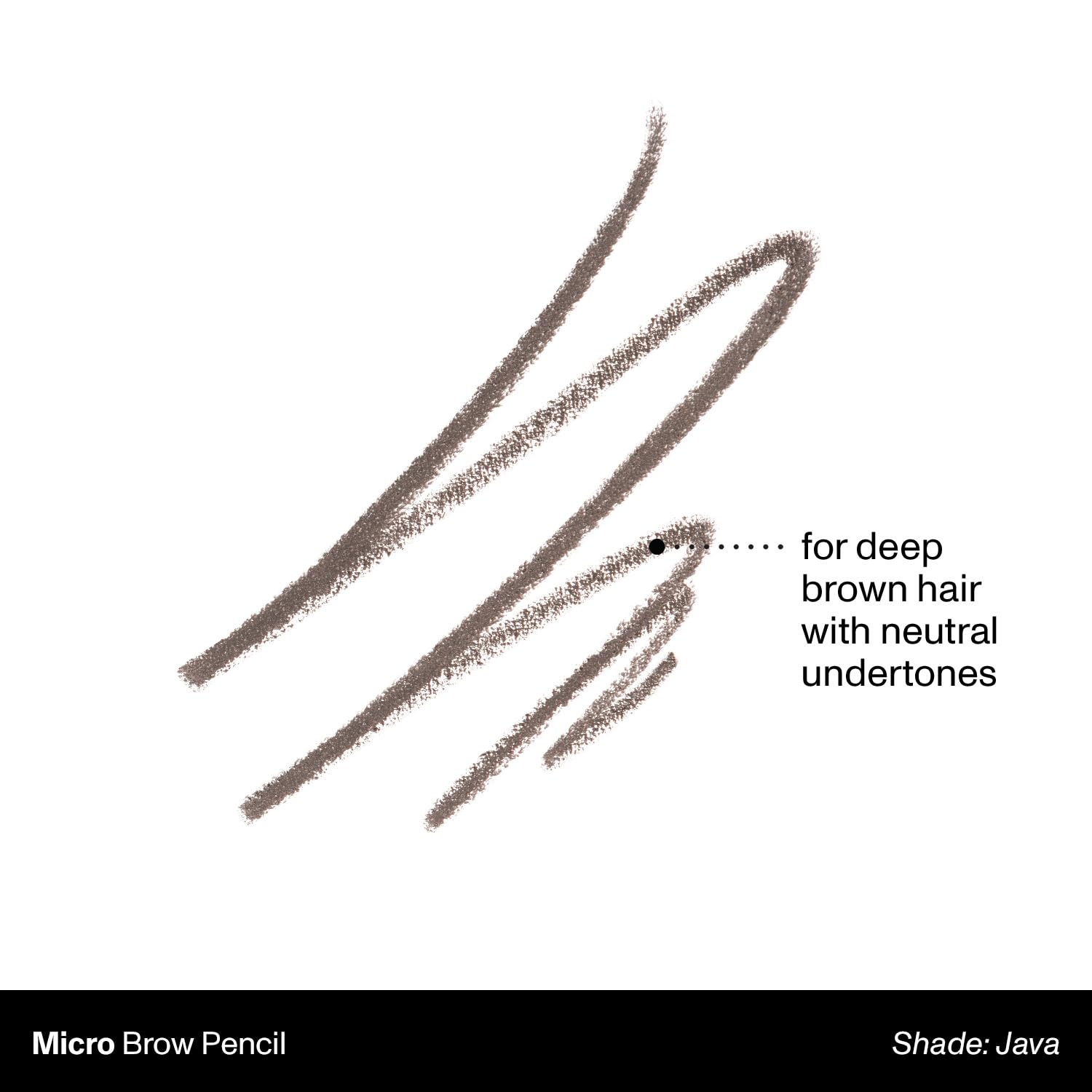 MORPHE Micro Dual Eyebrow Pencil Java fine-stroke tip creates hairlike lines.