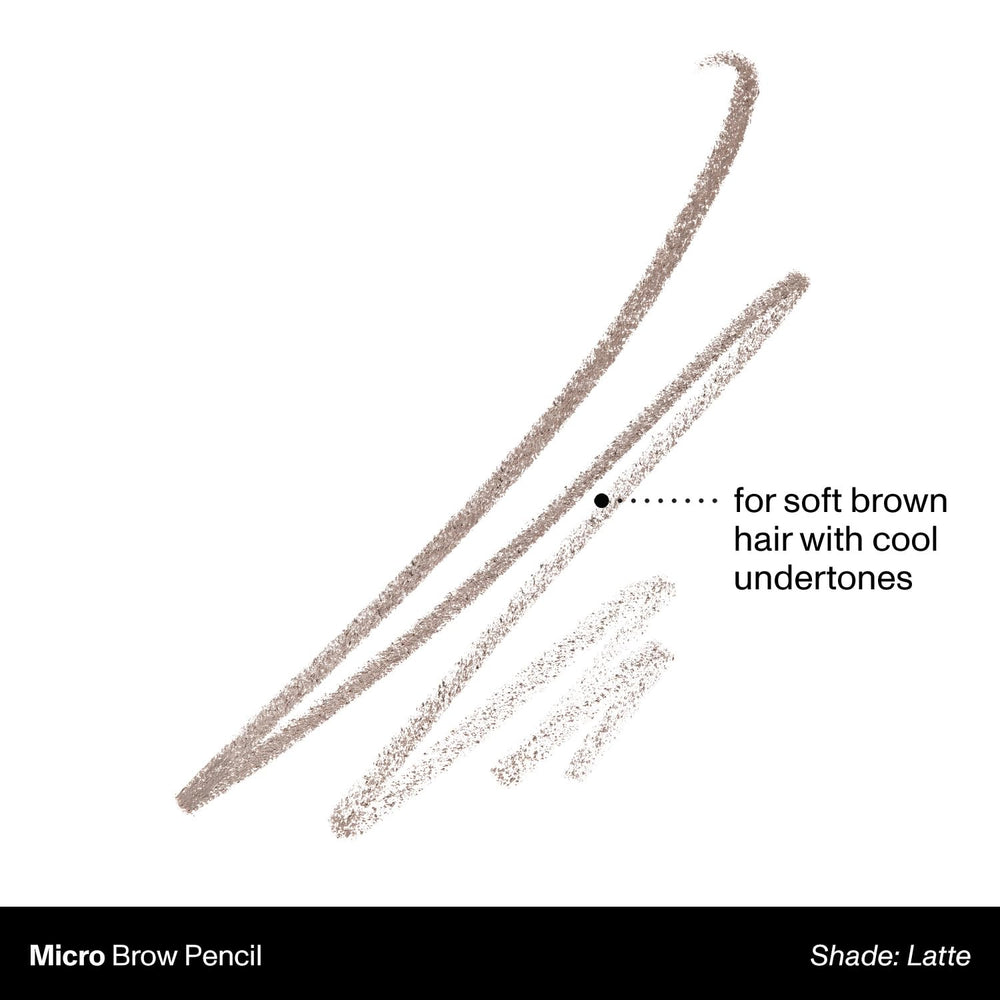Morphe Latte shade guide helps natural color balance for brows