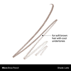 Morphe Latte shade guide helps natural color balance for brows