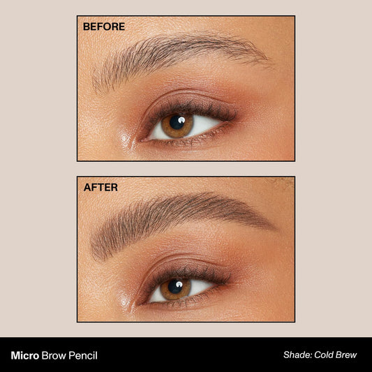 MORPHE spoolie end blends brow hairs for natural shaping
