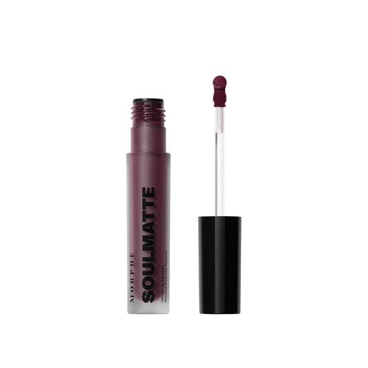 Morphe Soulmatte air-whipped texture swatch for featherweight color and long wear