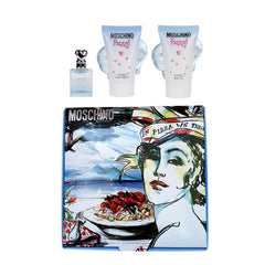 Moschino Funny gift-set wrapped box – ready-to-gift packaging that sparks anticipation.