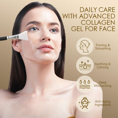 MOSRROU gel features collagen, snail mucin, and Centella for hydration and balance.