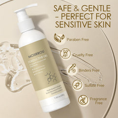MOSRROU device-friendly gel works with most microcurrent devices.
