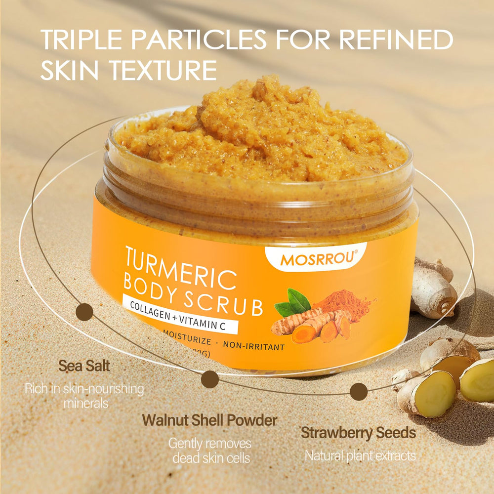 Coconut oil formula in MOSRROU scrub providing hydration and nourishment