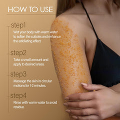 Vitamin C ingredient in MOSRROU scrub suggesting brightening potential