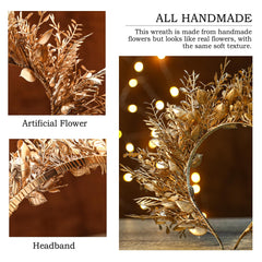MOSTORY handcrafted floral headband for photoshoots and magical party moments.