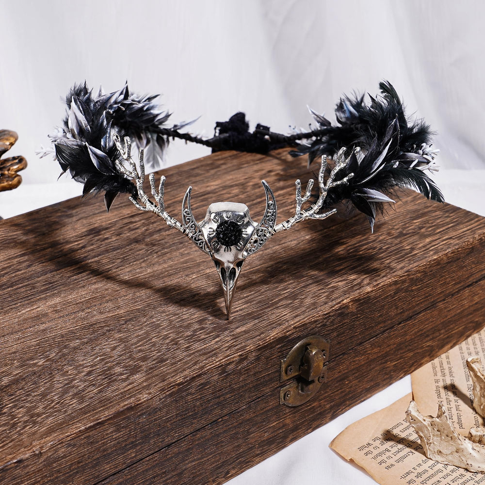 MOSTORY dark moon tiara wedding option adds fantasy charm to ceremonies