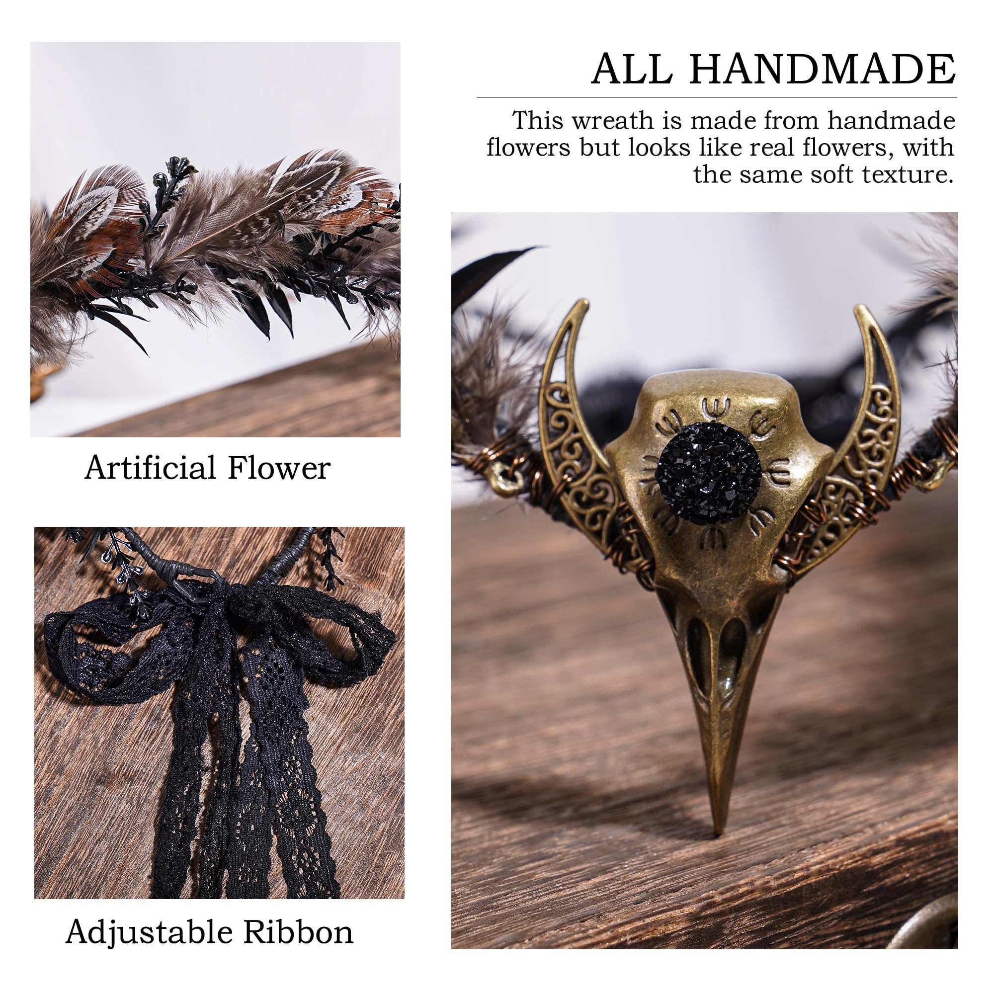 MOSTORY gothic accessory for Mardi Gras, parties, Renaissance fairs.