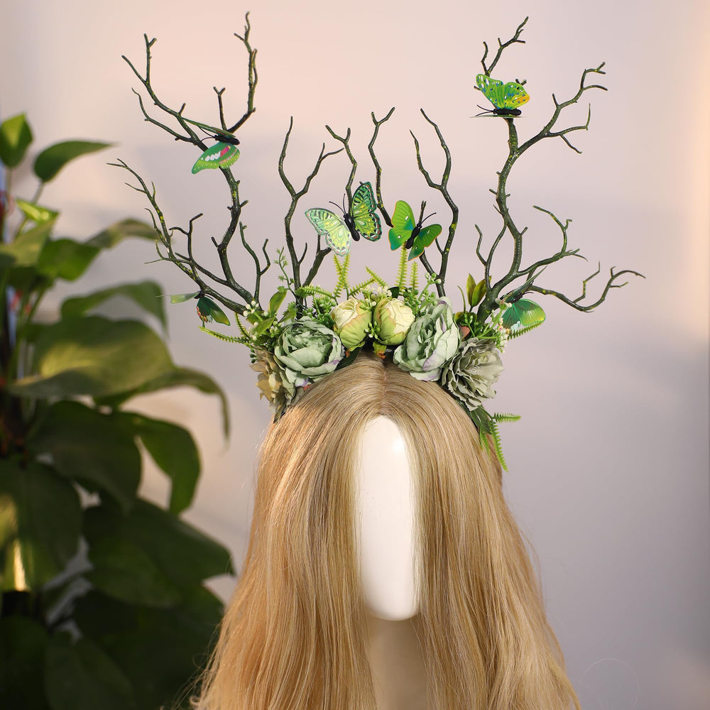 MOSTORY tree branch hairband design ideal for bridal, photoshoots, and woodland themes.
