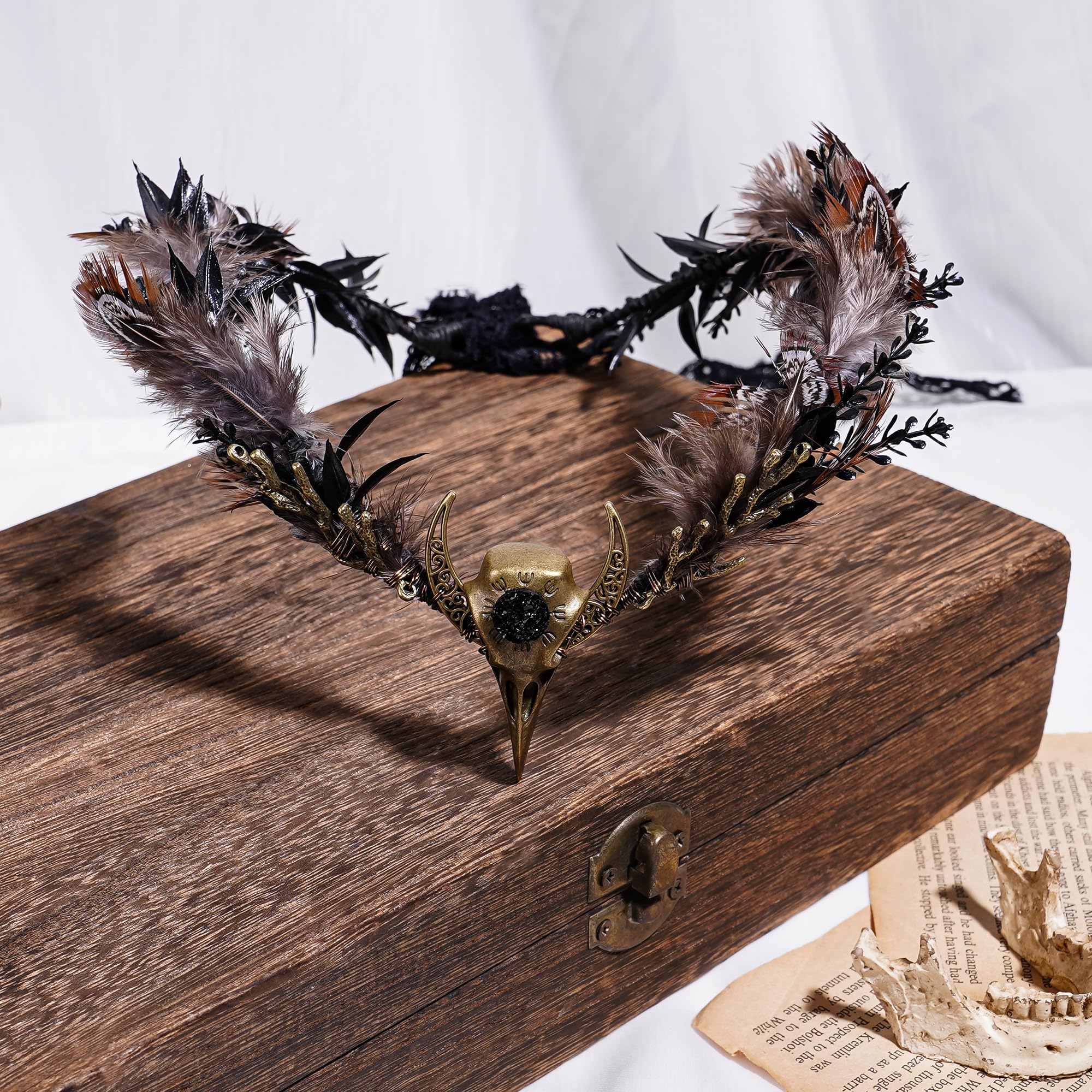 MOSTORY wedding and cosplay crown, versatile for Renaissance and Halloween looks.