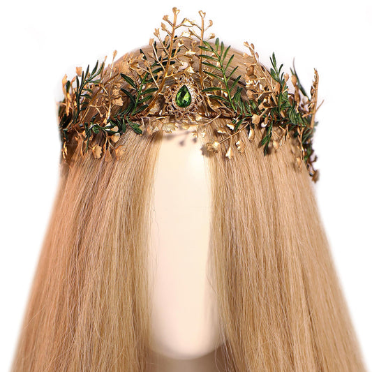 MOSTORY woodland fairy flower crown for enchanting cosplay and photo shoots