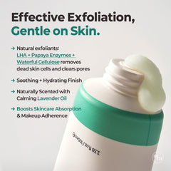 MOTHER MADE LHA Aqua Peel Gel texture forming gentle beads on skin