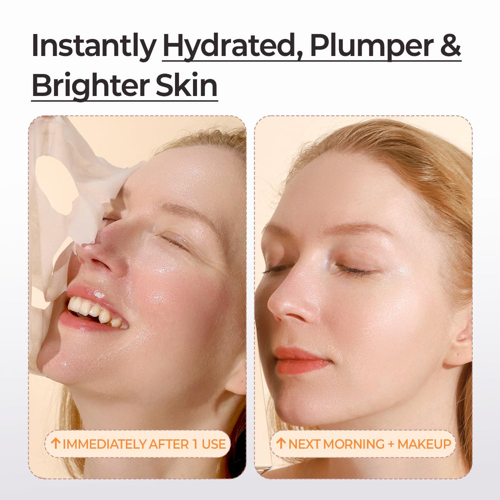 Vegan natural sheet mask closeup emphasizing clean, cruelty-free skincare