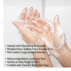 Motor City Organics Lavender Forest ingredient drops highlight natural botanicals for a gentle cleanse.