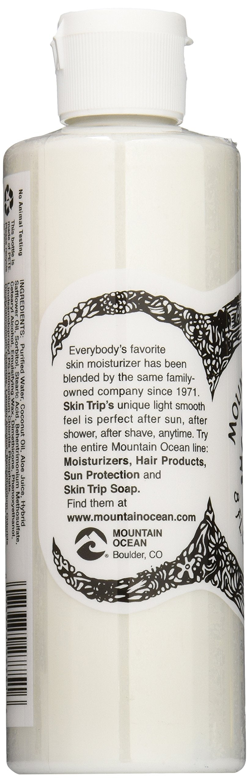 Mountain Ocean Skin Trip applied on skin reveals silky, smooth finish