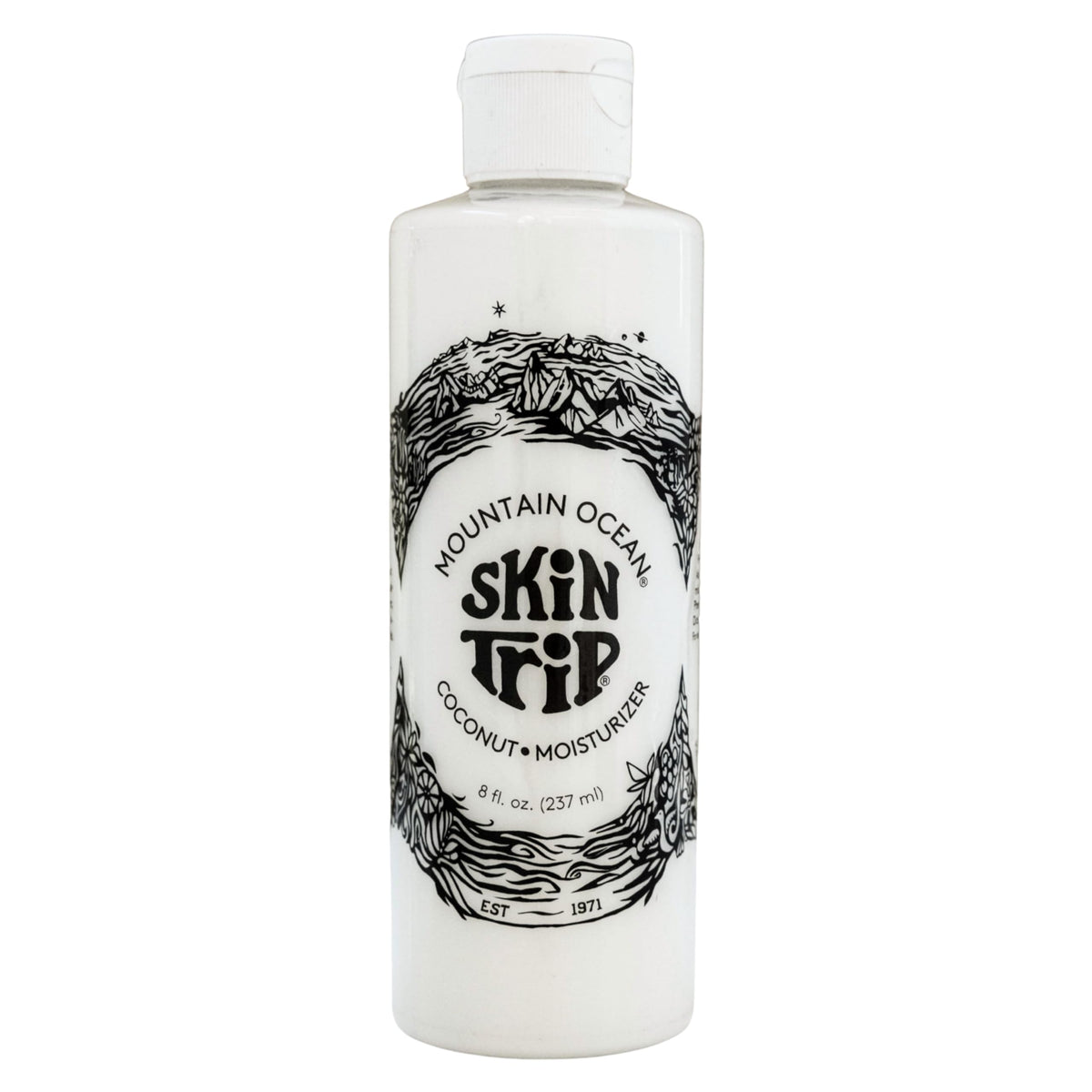 Mountain Ocean Skin Trip Coconut Body Lotion 8oz bottle for daily hydration and smooth skin