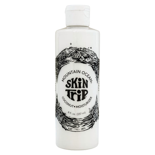Mountain Ocean Skin Trip Coconut Body Lotion 8oz bottle for daily hydration and smooth skin