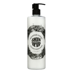 Mountain Ocean Skin Trip Coconut Lotion pump bottle delivering fast-absorbing hydration for daily use.