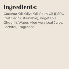 Generations of trust with Mountain Ocean Skin Trip Coconut Soap.