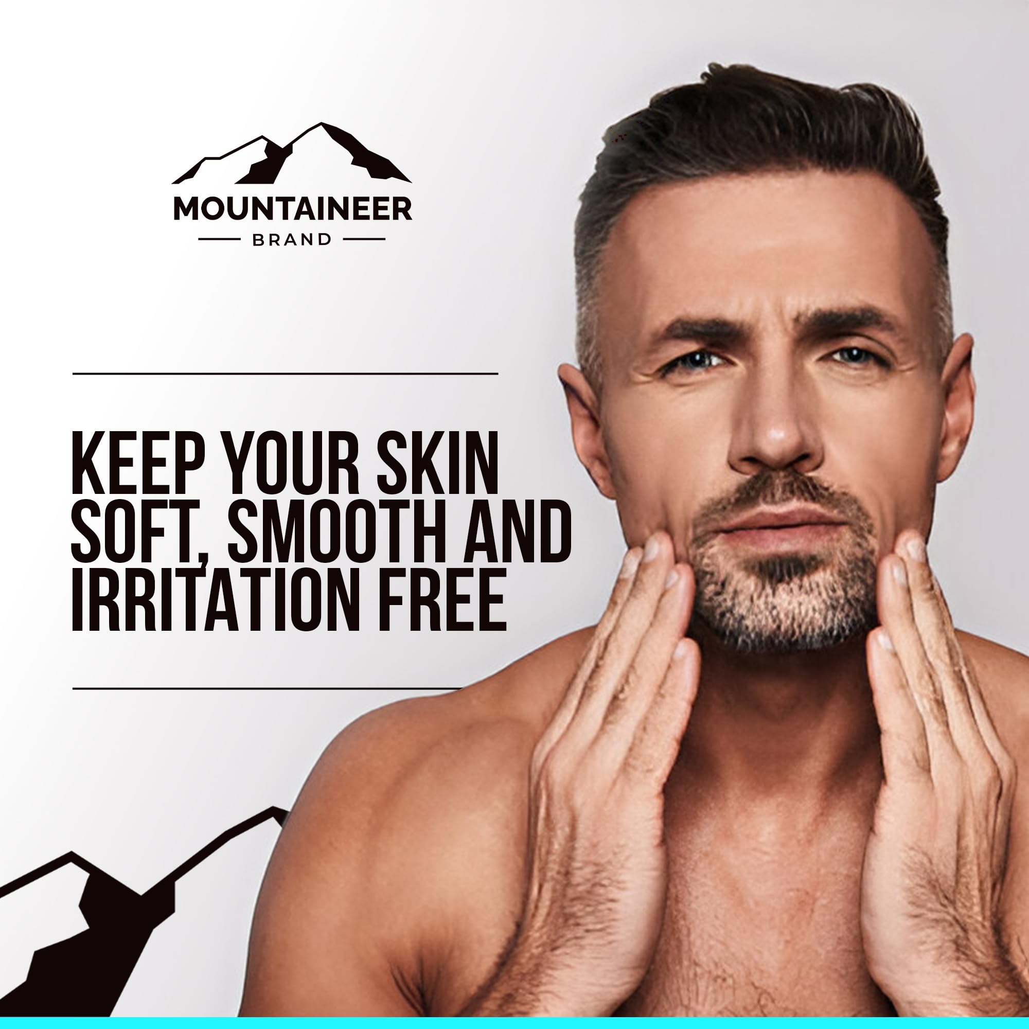 Mountaineer Brand smoky bourbon fragrance highlighting long-lasting scent for refined grooming.