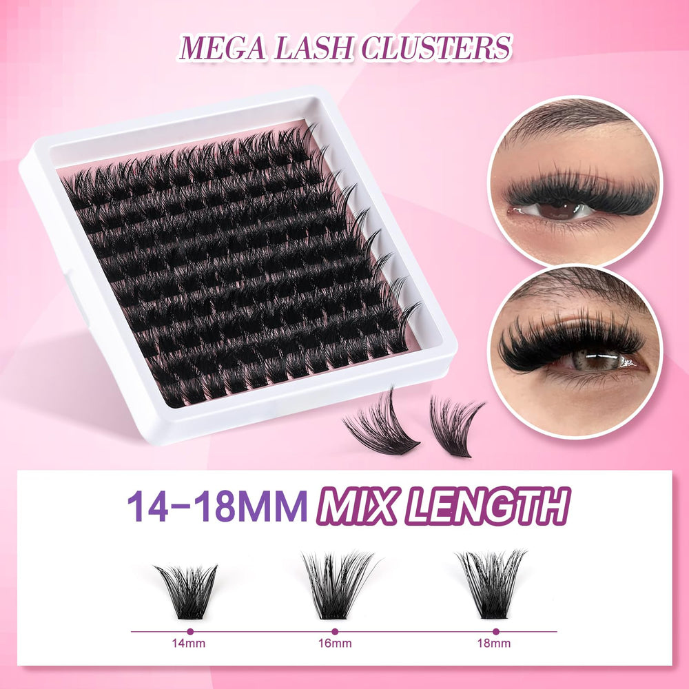 MOWOT bottom lashes kit finishes the eye with subtle length