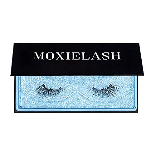 MoxieLash Baby Lash band details show 9–15mm length and 19.86mm band.