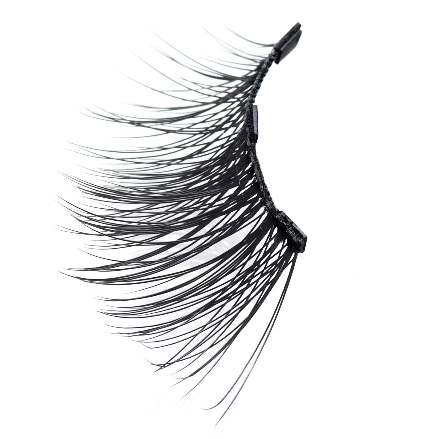 MoxieLash mini liquid magnetic eyeliner showcasing quick-dry, long-lasting hold.