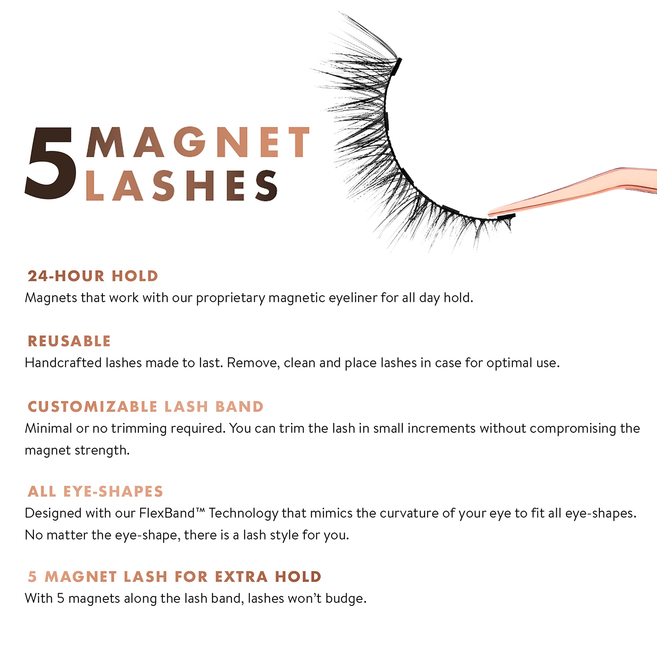 MoxieLash Sassy lash wear without glue for all-day comfort.