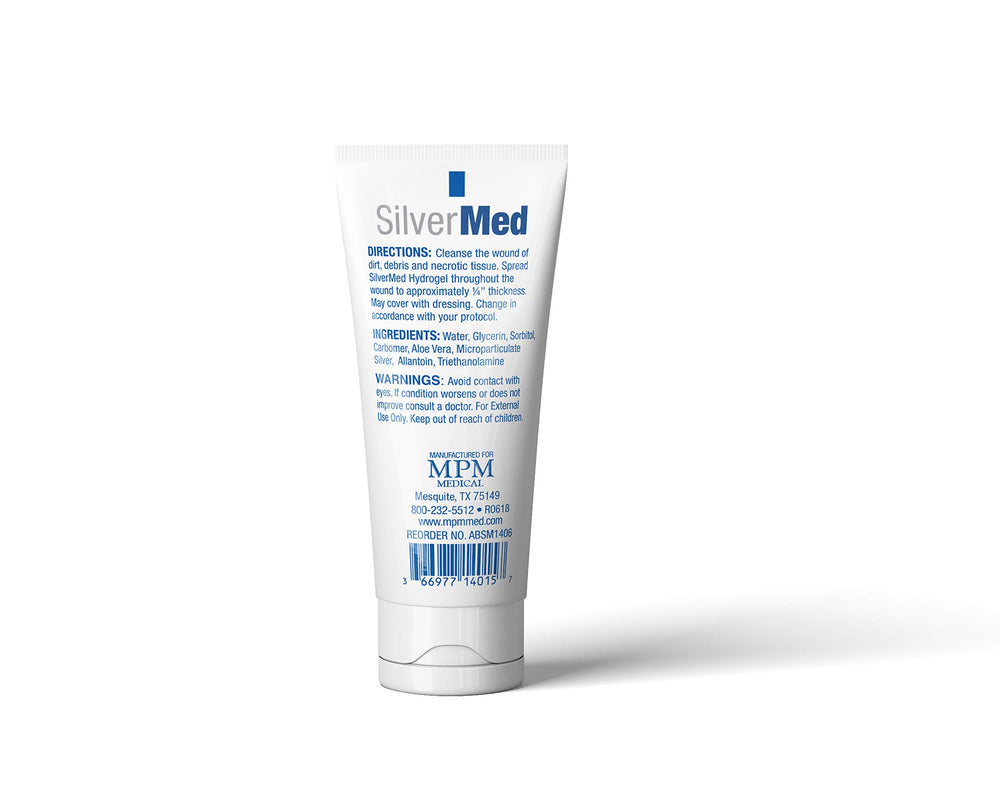 MPM Medical SilverMed hydrogel being applied to a wound for protection